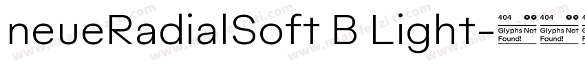 neueRadialSoft B Light字体转换